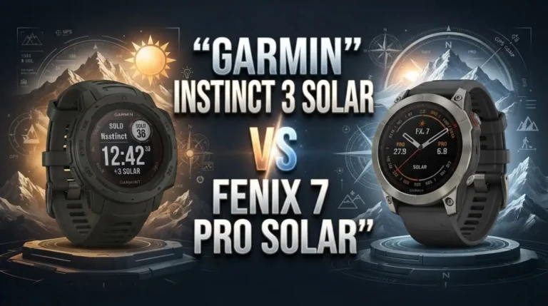 Garmin Instinct 3 Solar vs Fenix 7 Pro Solar: Which Solar Watch Wins?